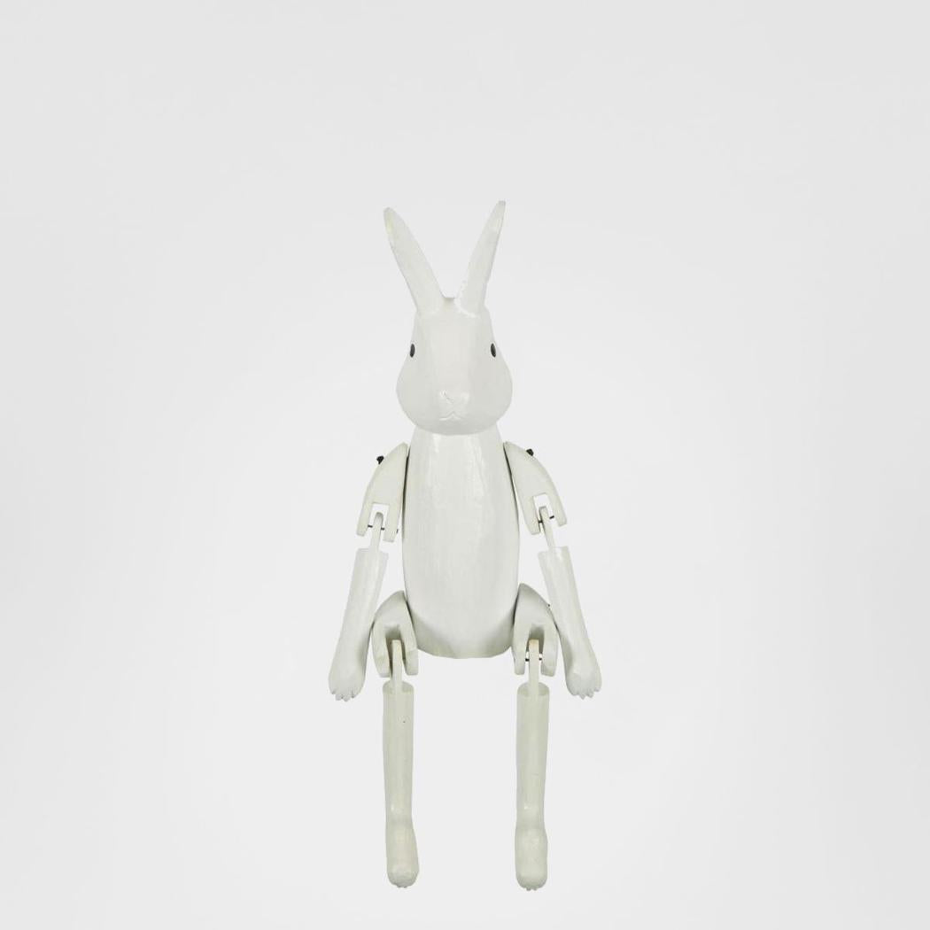 White Rabbit Puppet Large