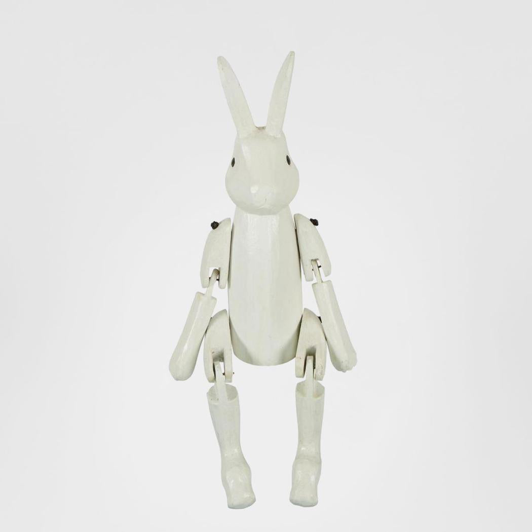 White Rabbit Puppet Small