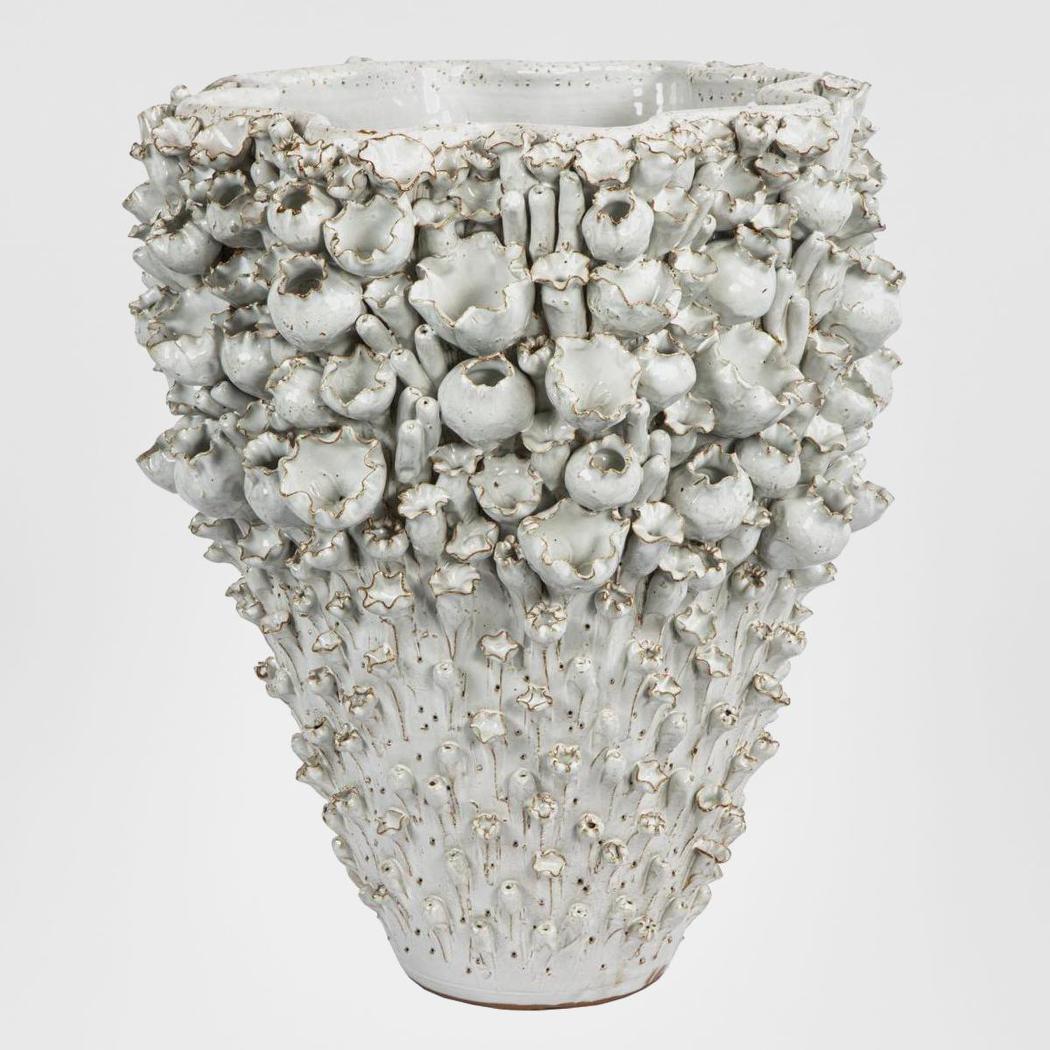Vase with Flower White