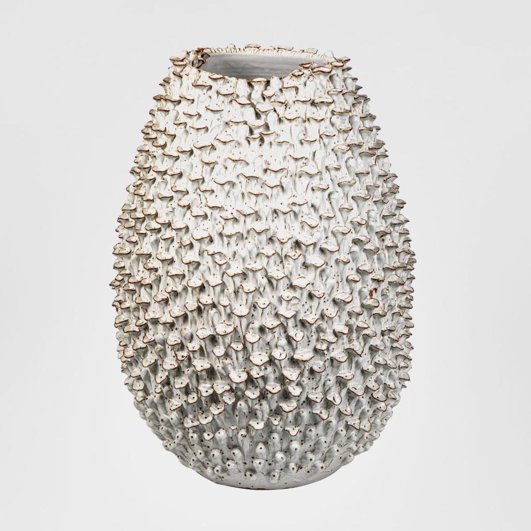 Egg Vase Large White