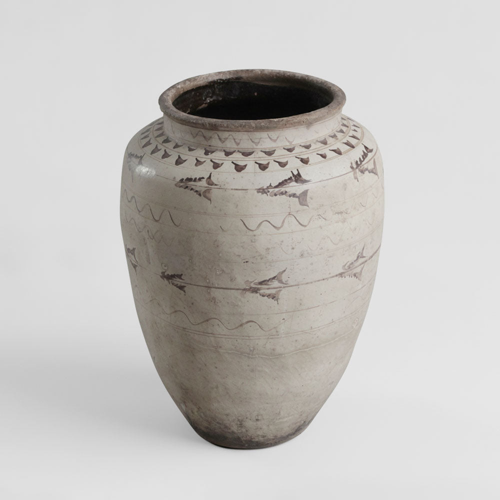 Xi'an 130 Year Old Terracotta Vase 0410322-9