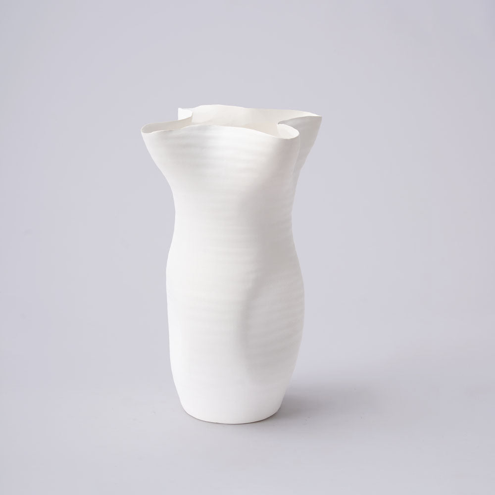 Luna Tall Vase White
