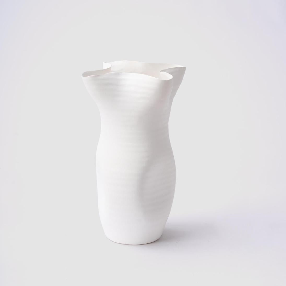 Luna Tall Vase White