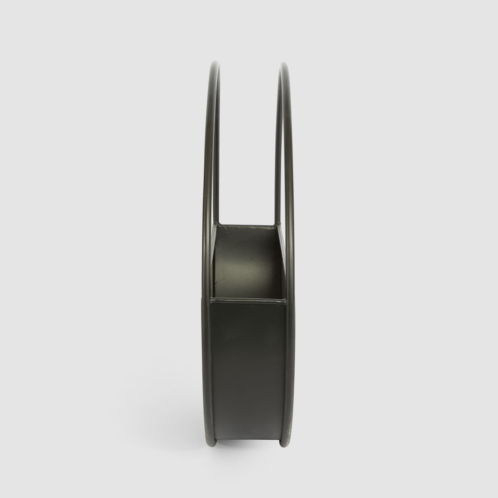 Opal Outdoor Wall Planter Large 60cm Black