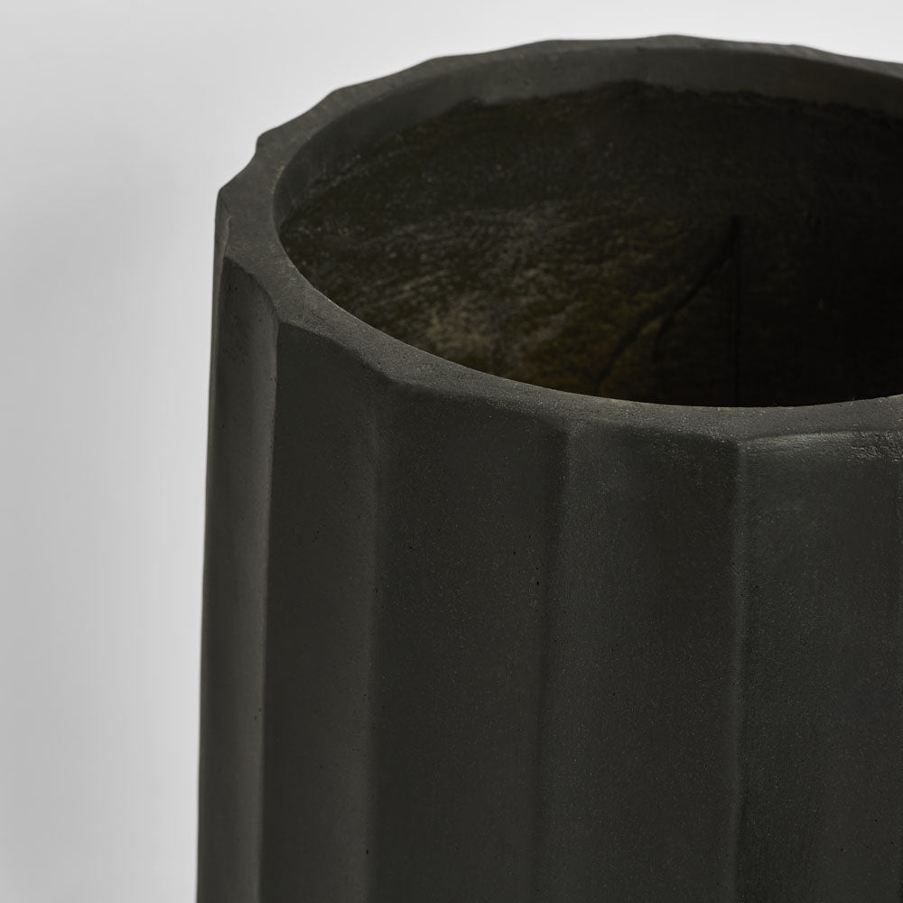 Ripple Planter Set of 2 Black