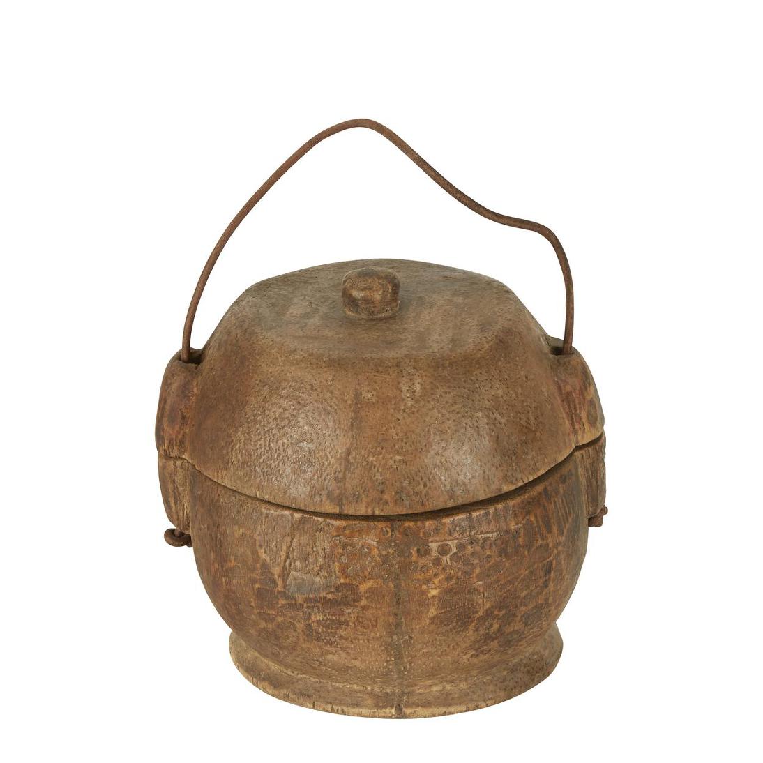 Yunnan Coconut Wood 100 Year Container Small