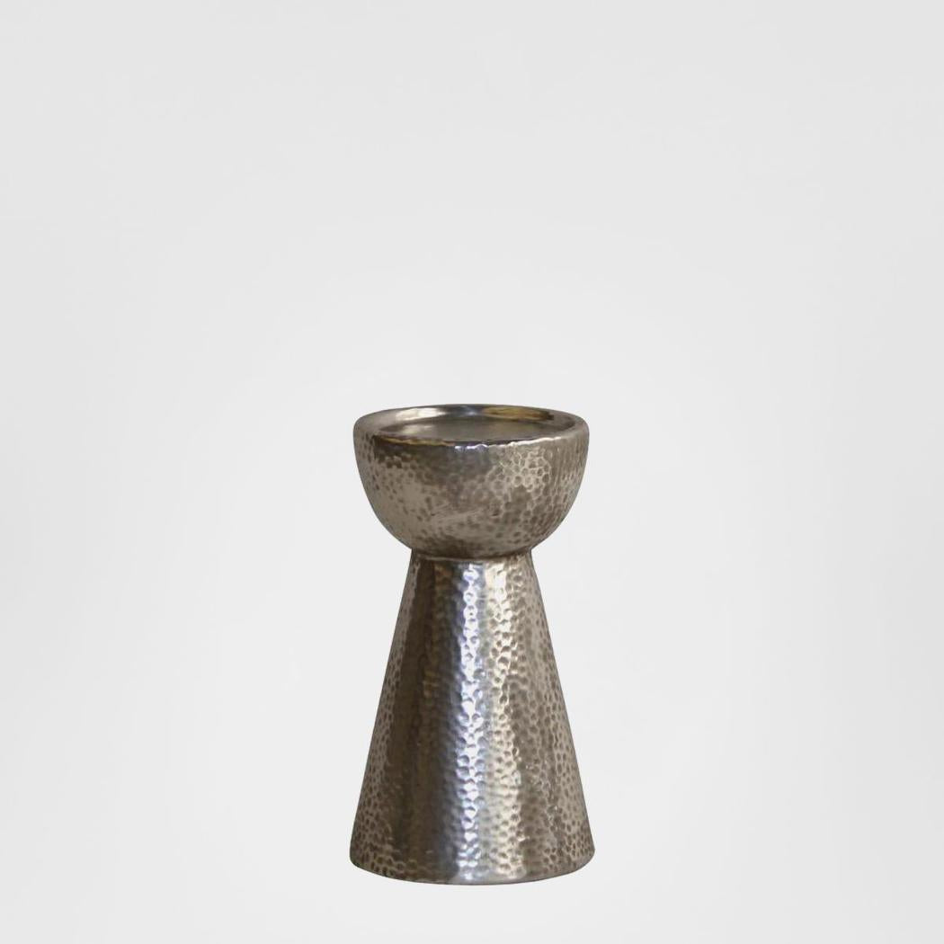 Queenie Candle Holder Silver