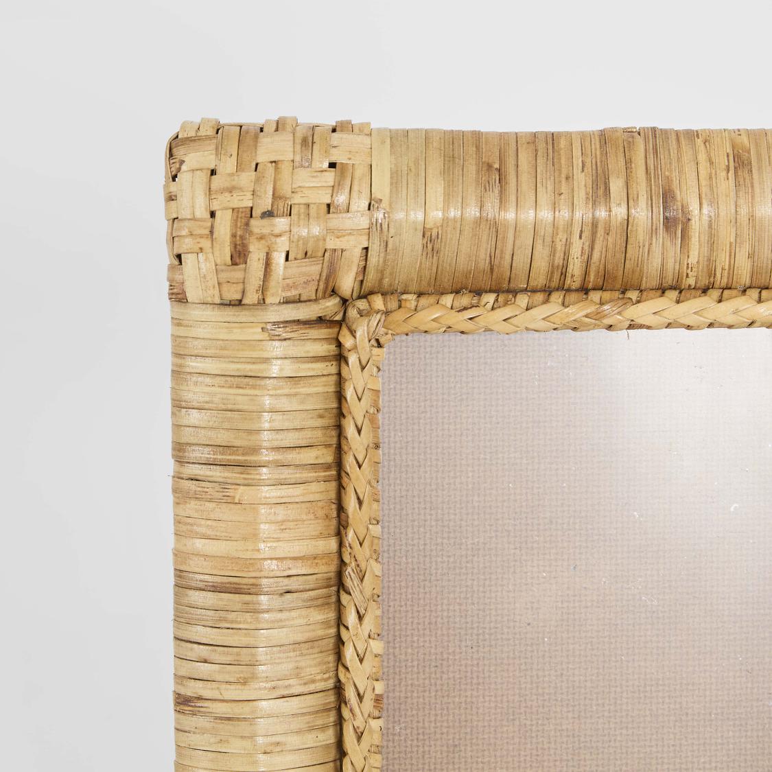 Wisp 4 x 6" Rattan Photo Frame Natural