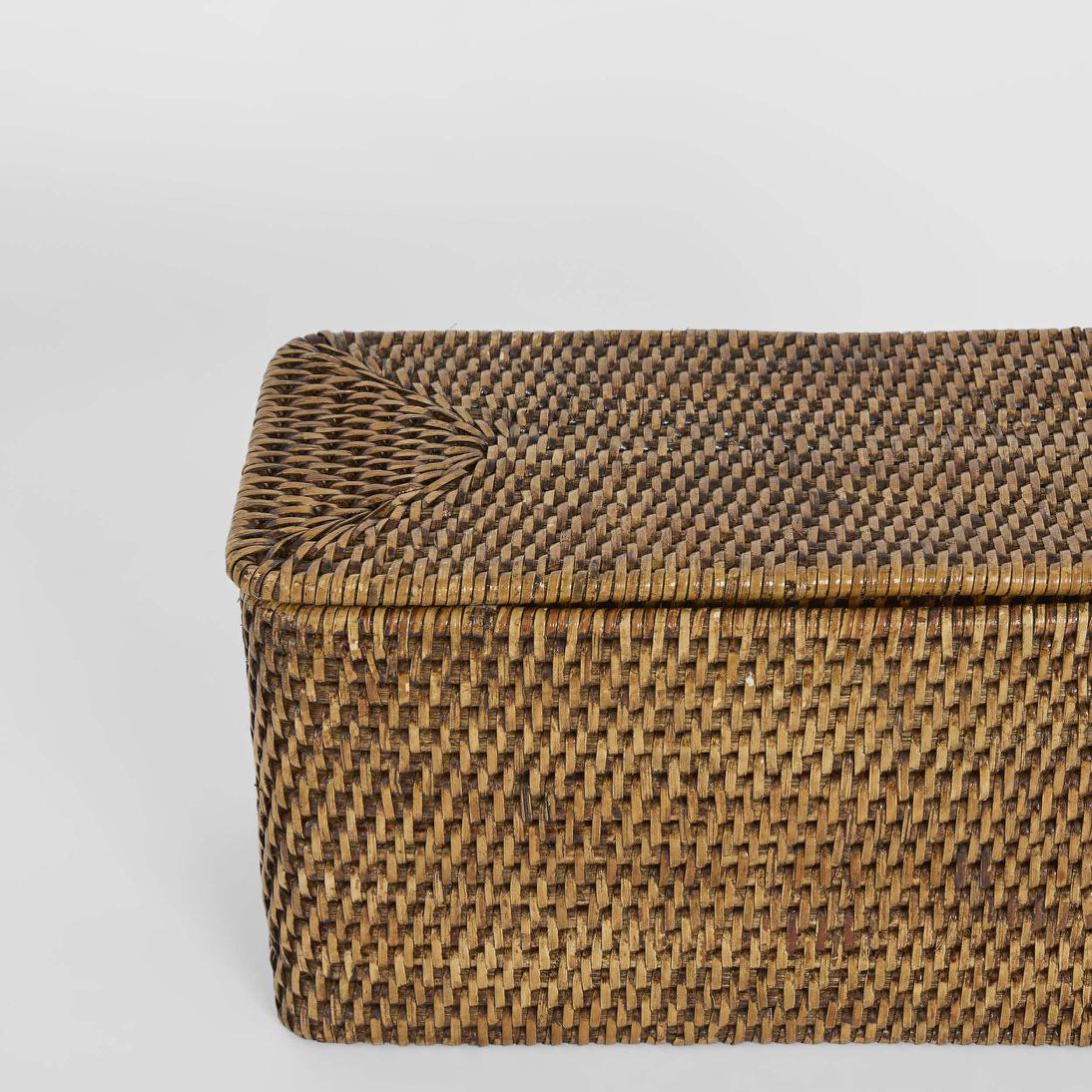 Valley Rattan Toilet Paper Holder Brown
