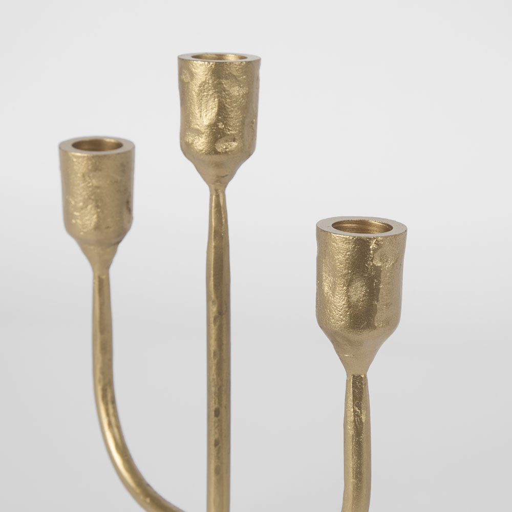 Jasper Candle Stand Brass