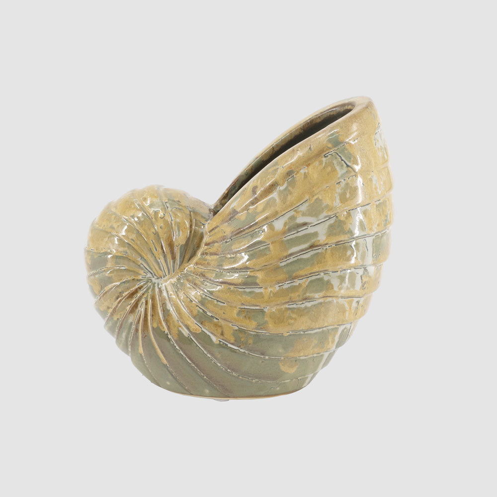 Nautilus Ceramic Planter Small