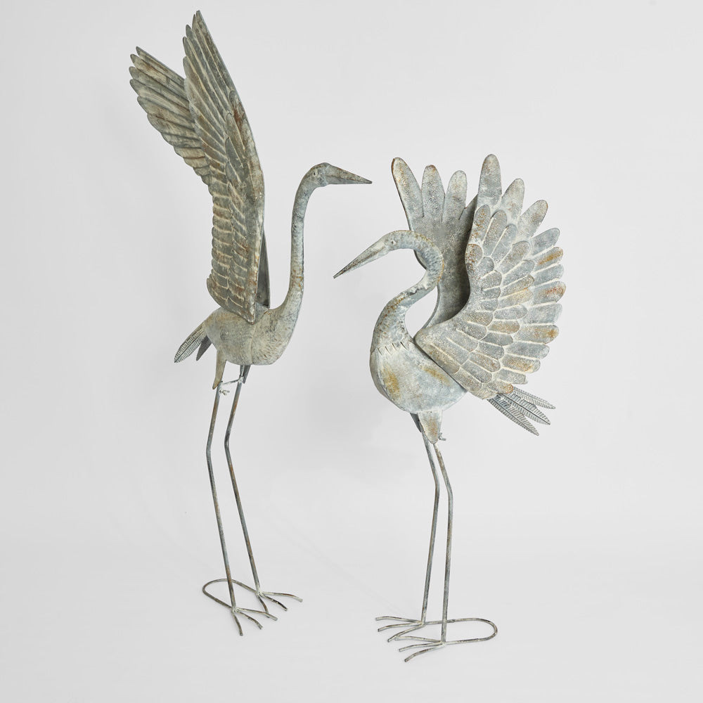 Crane Statue Large