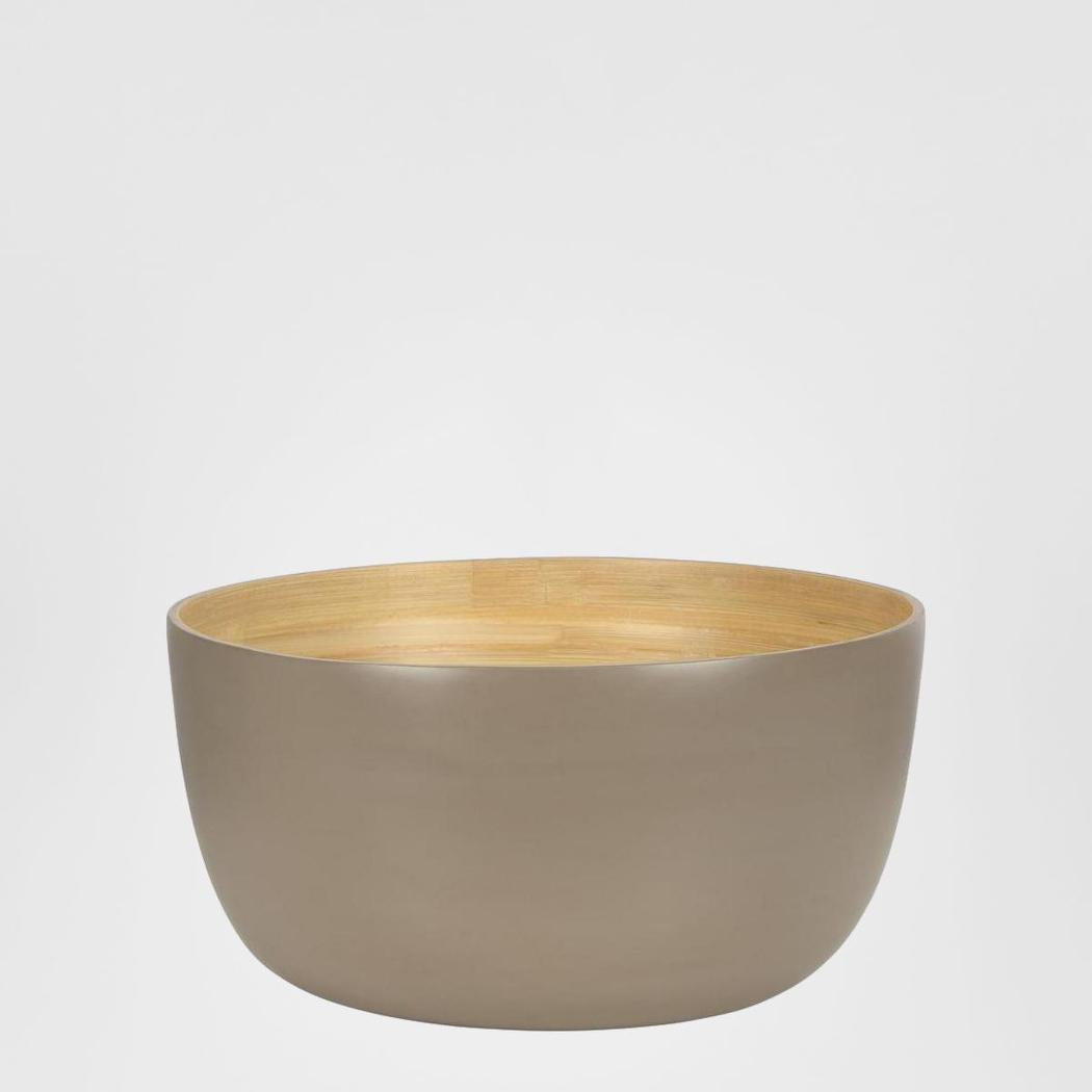 Blana Deep Bamboo Bowl Grey