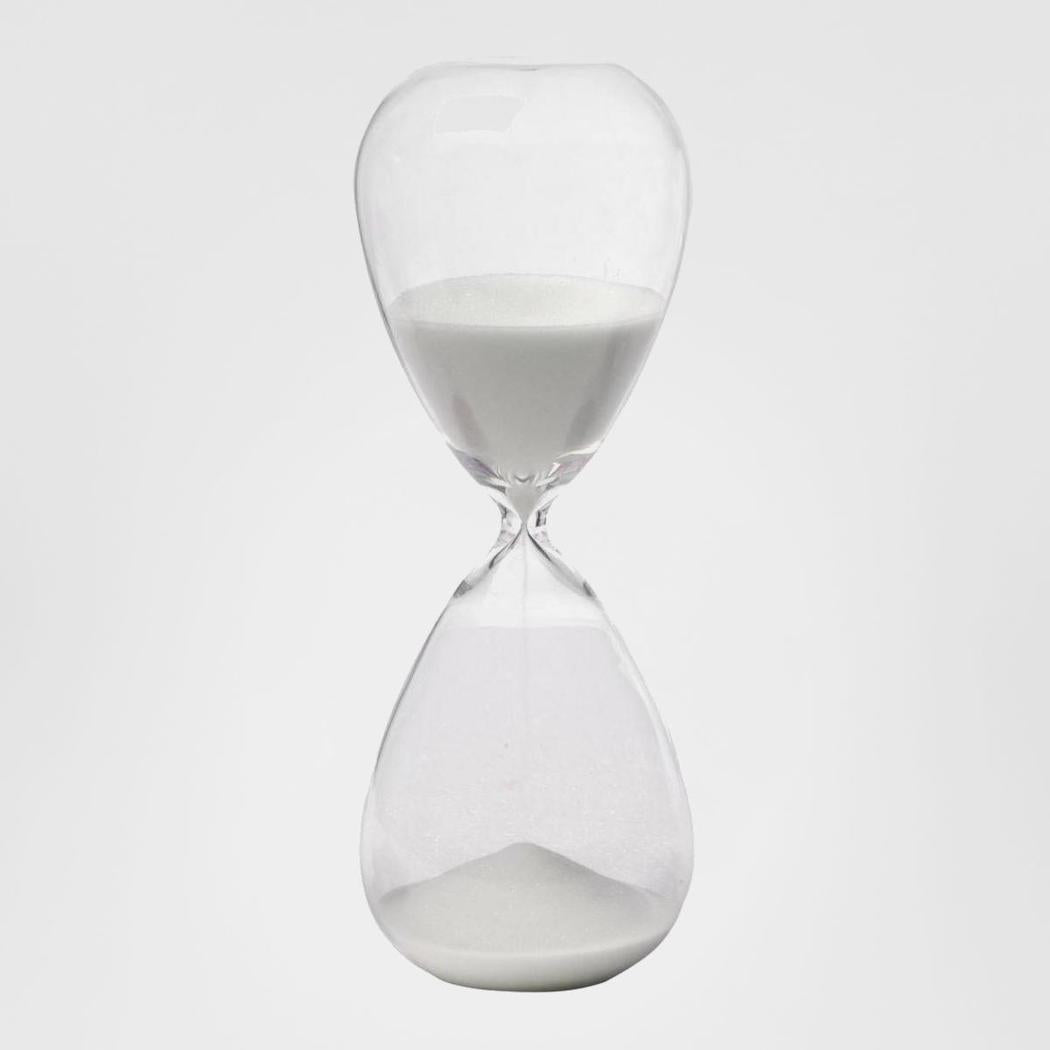 Tempus Sand Hourglass White
