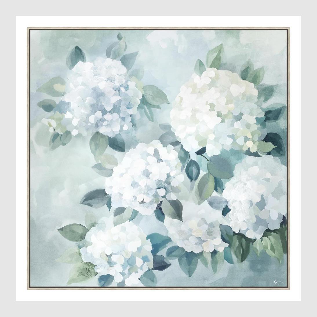 Whispering Blooms B Wall Art 82.5 x 82.5cm