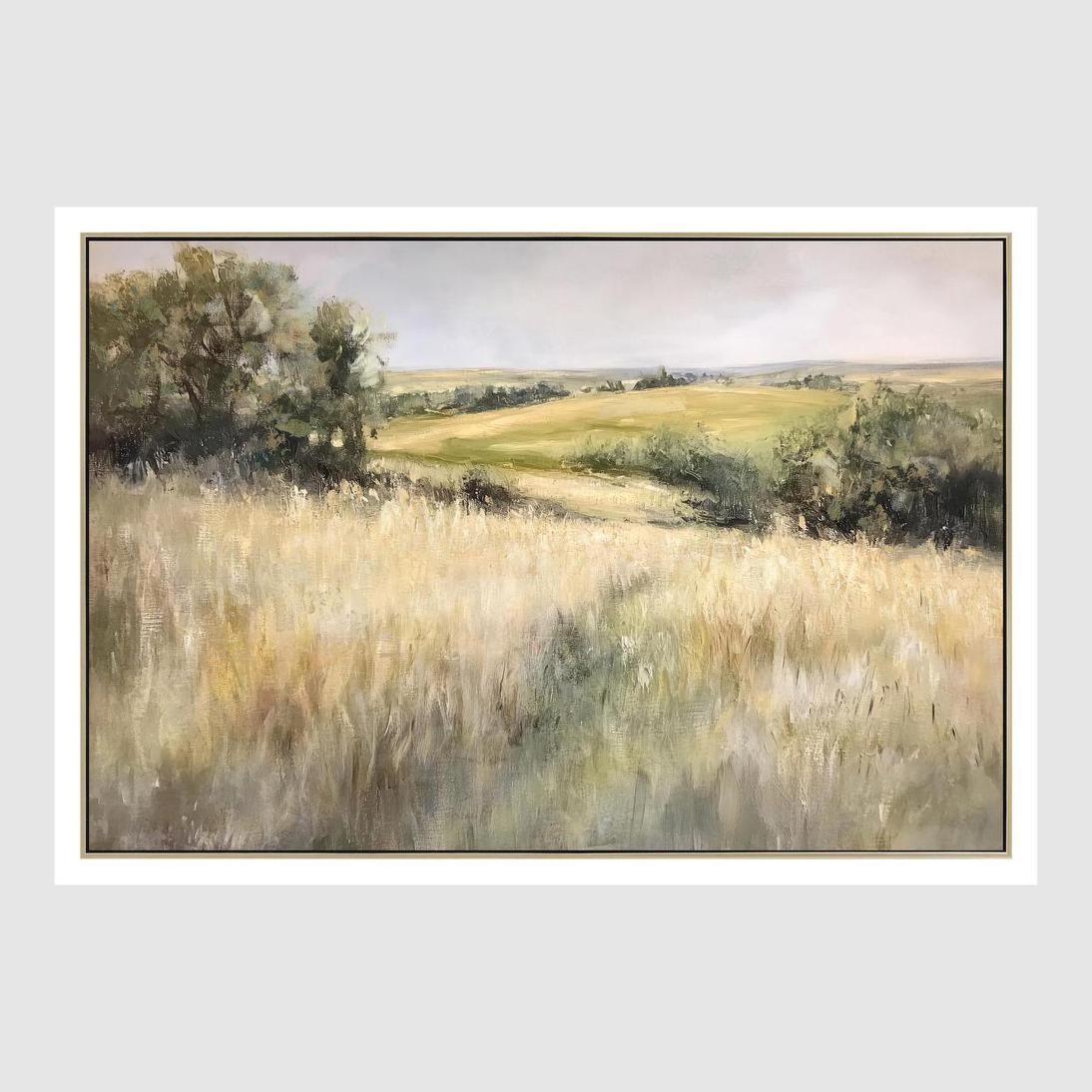 Golden Horizon A Wall Art 122.5 x 82.5cm