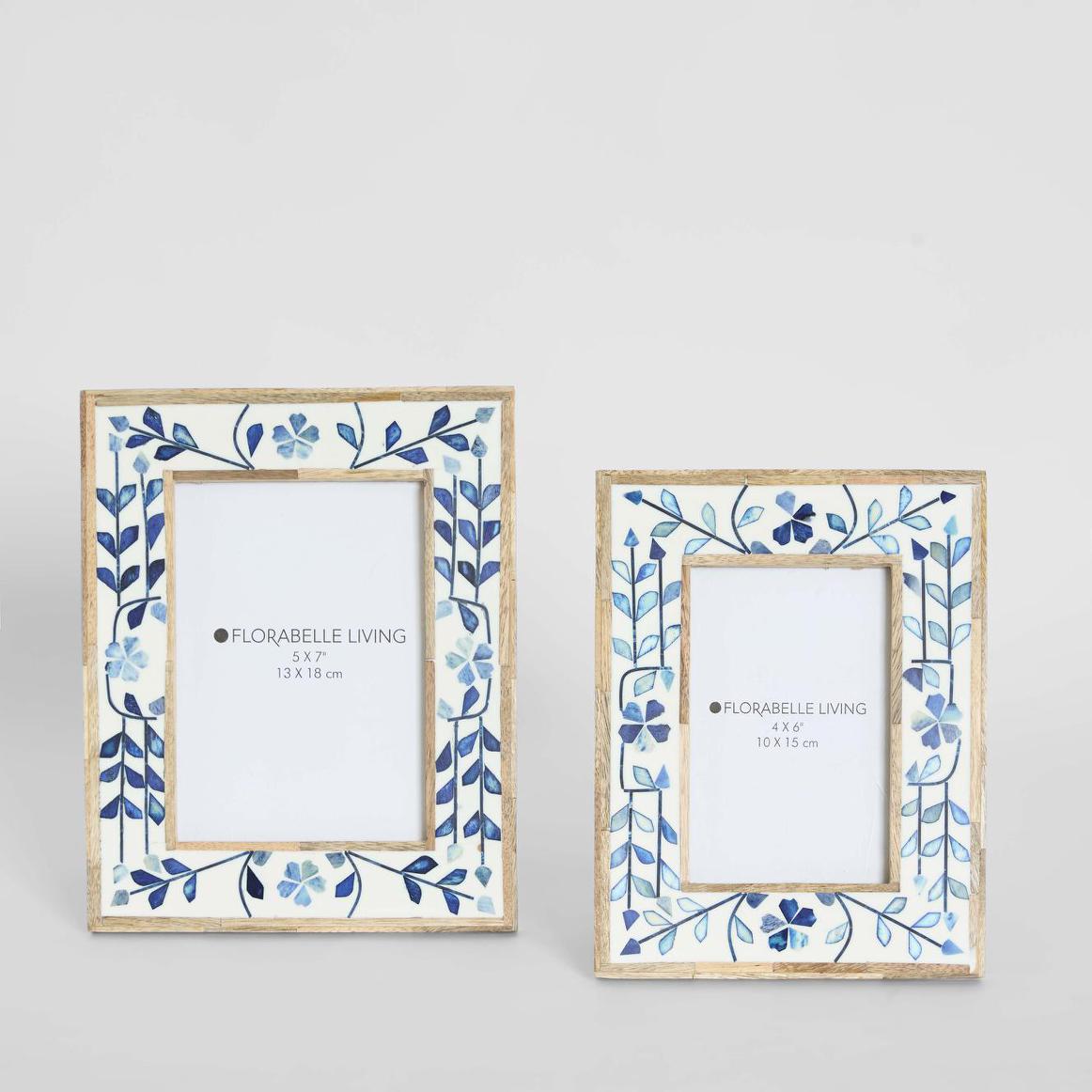Alaia Bone Inlay Photo Frame 5x7