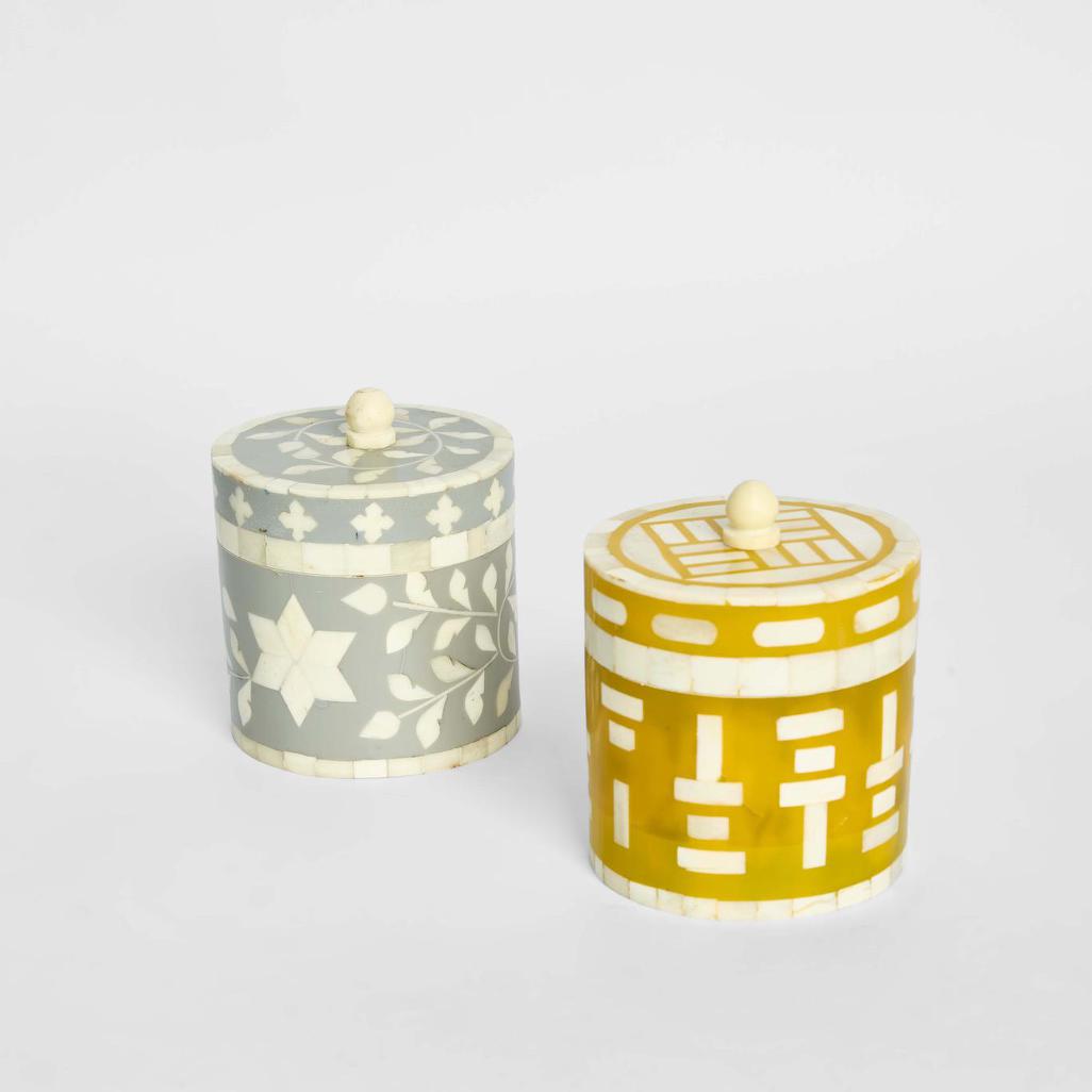 Sirena Trinket Box Mustard