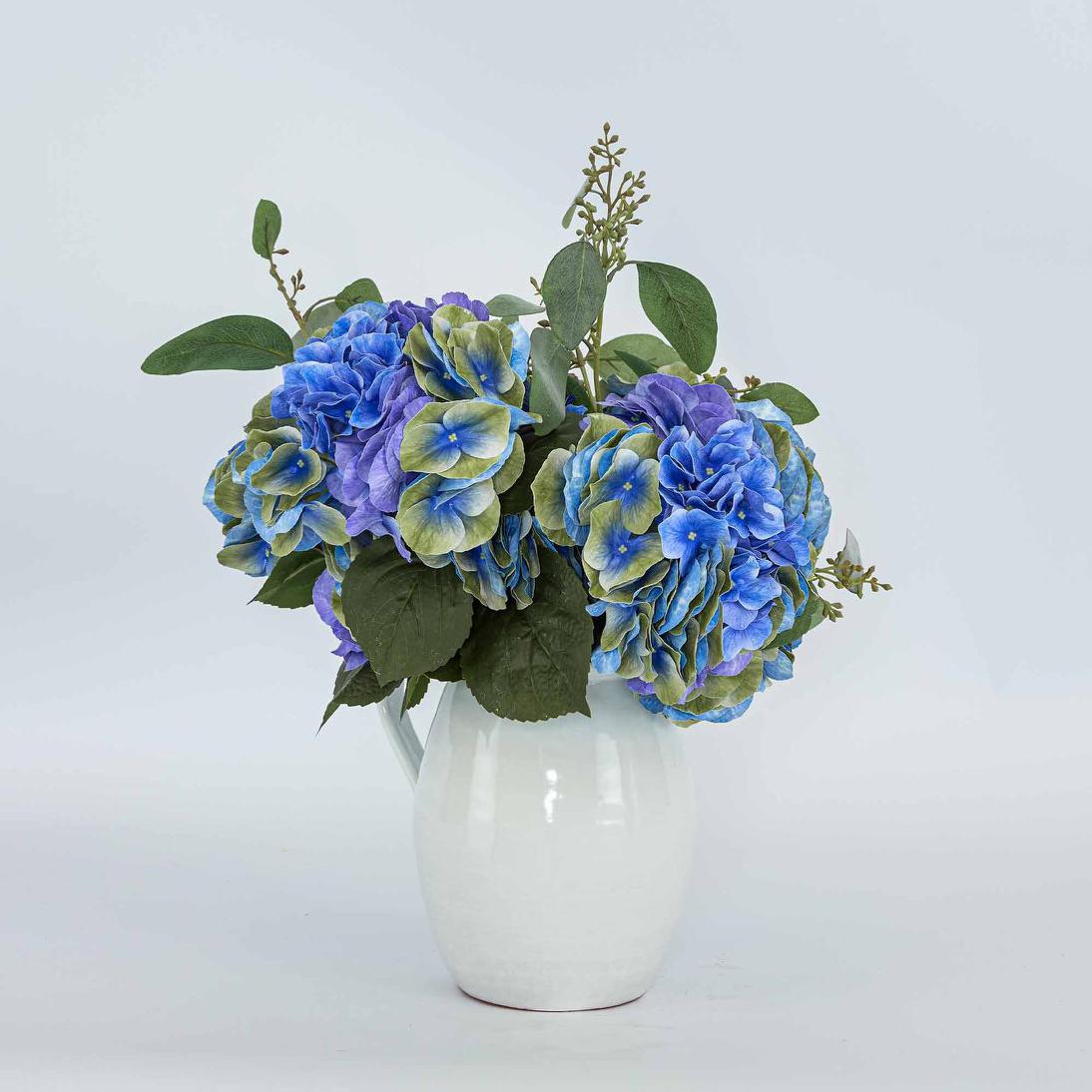 Eucalyptus Seed Spray With 20 Leaves Grey & Green