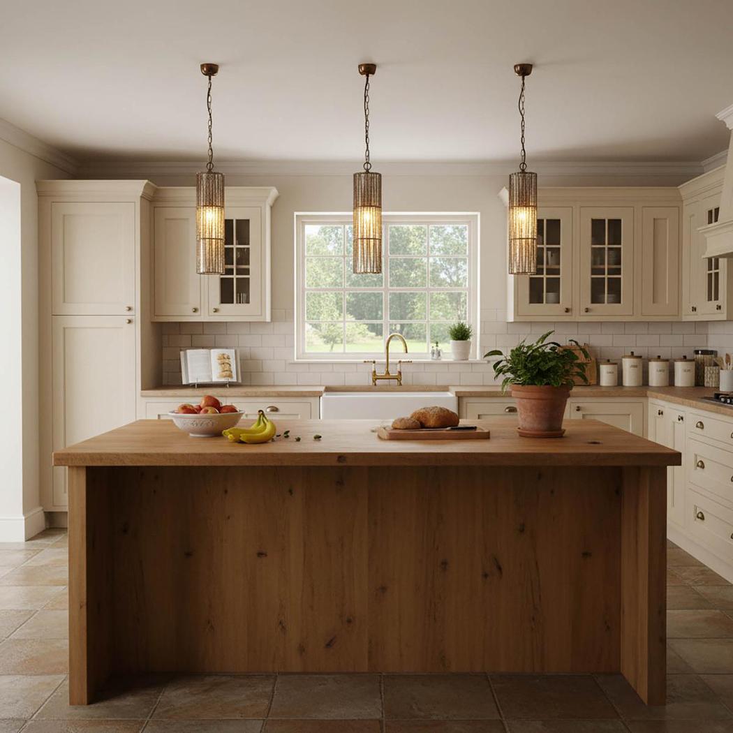 Cape Town Ceiling Pendant Brass