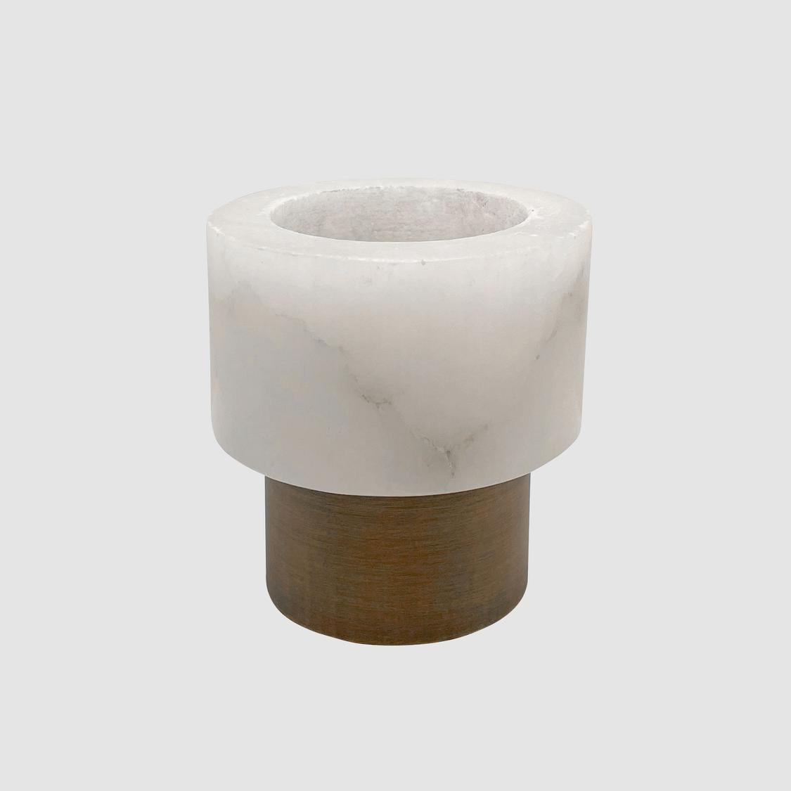 Stone Tealight Candle Holder