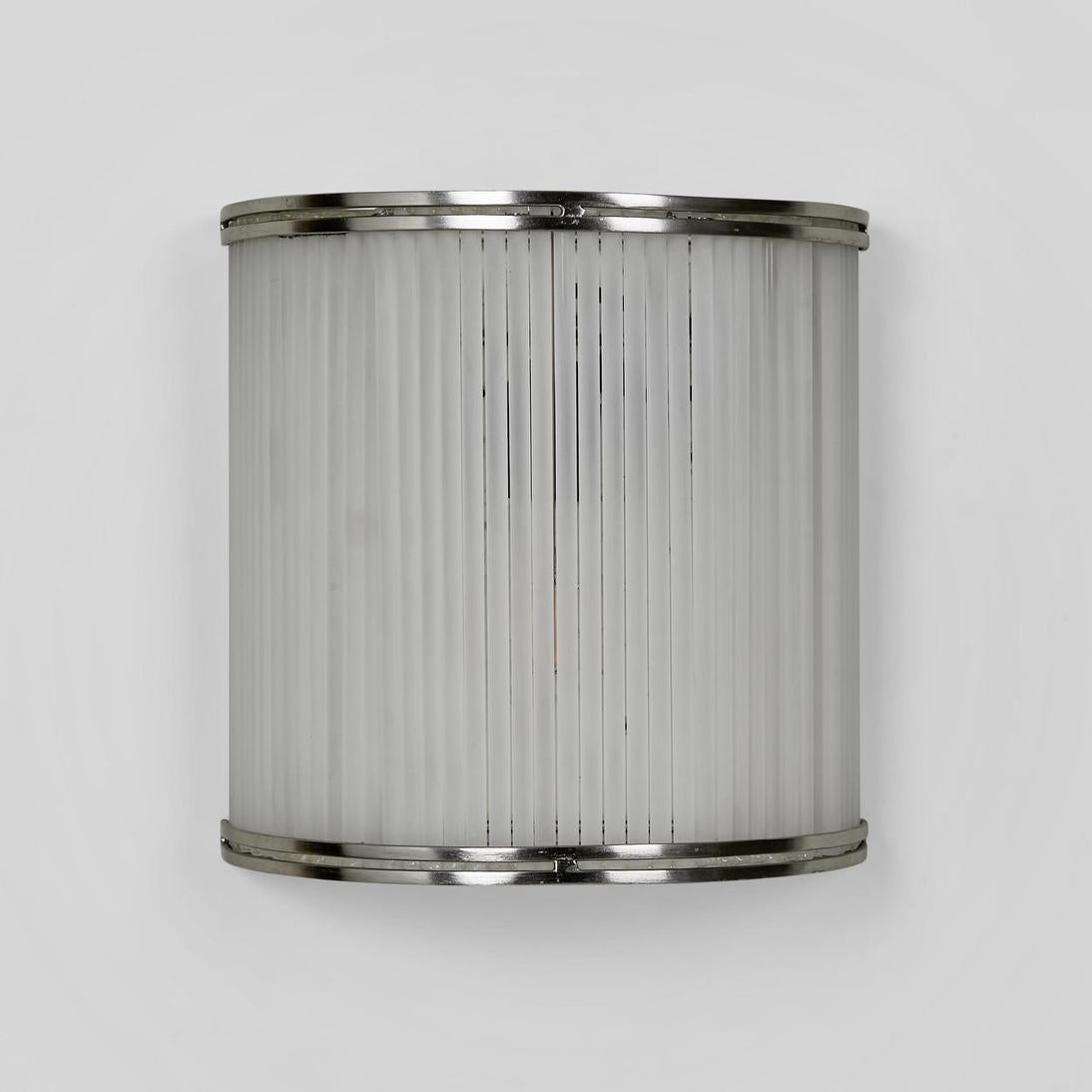 Inanda Half Round Wall Light Nickel