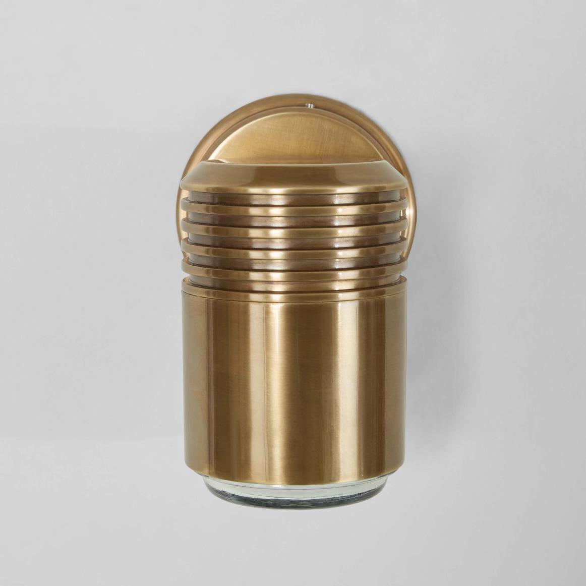 Primrose Outdoor Wall Light Antique Brass