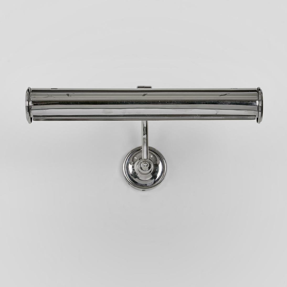 Barclay Wall Light Shiny Nickel