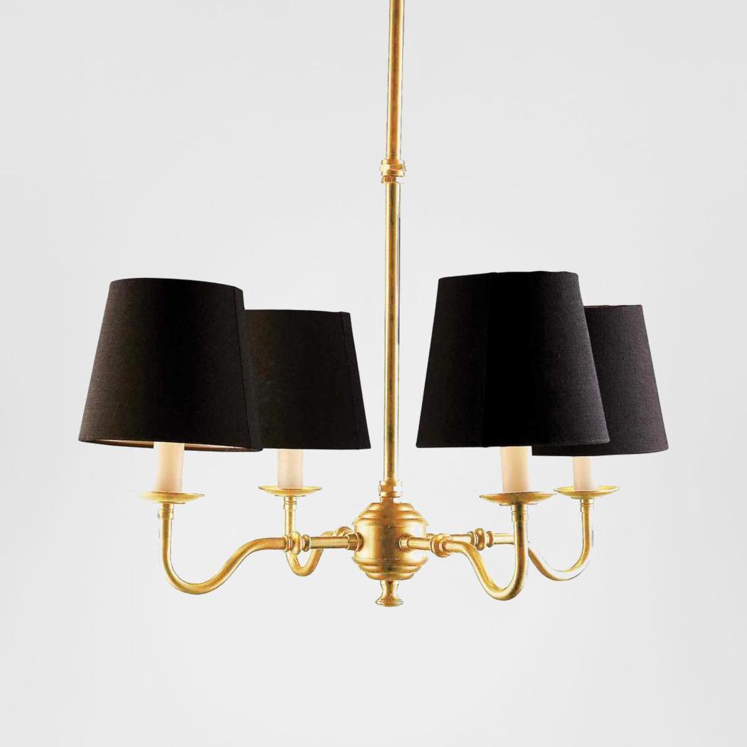 Milton Chandelier Antique Brass