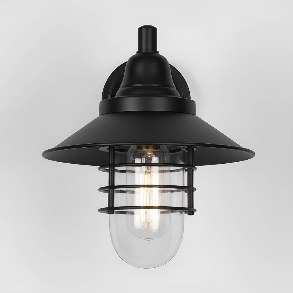 Clark Outdoor Wall Light Black