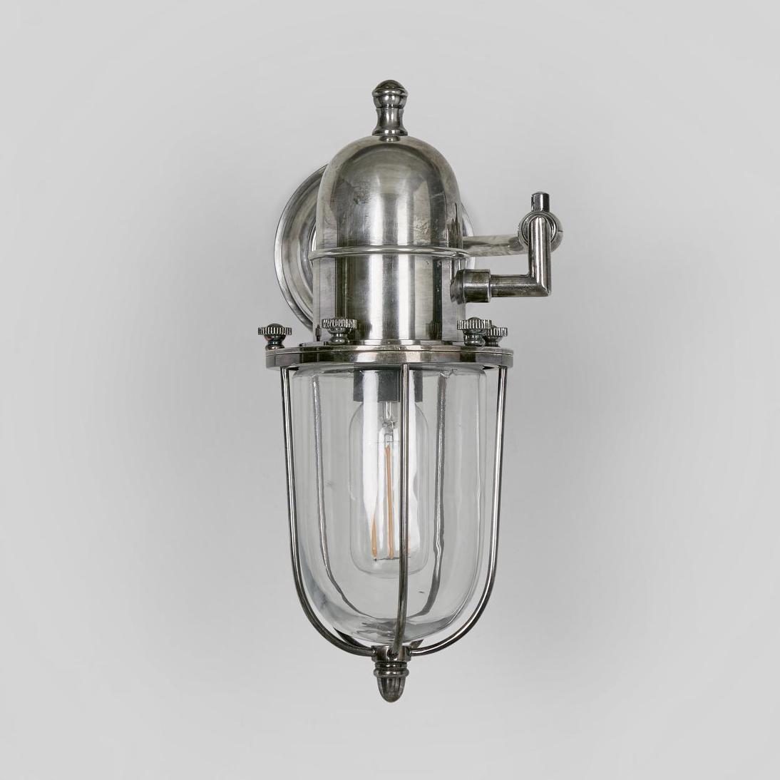 Chapel Outdoor Wall Light Silver