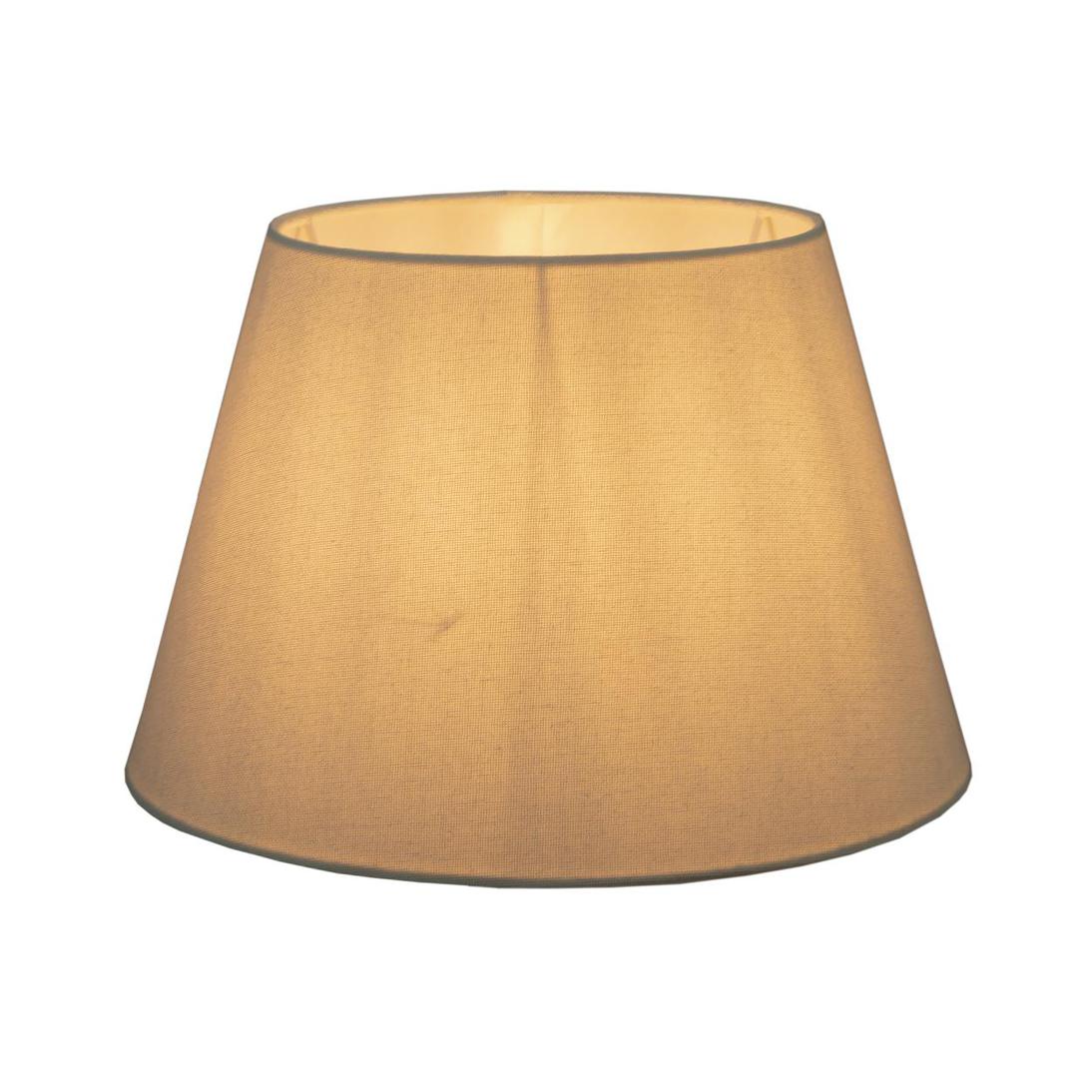 Linen Taper Lamp Shade Medium Textured Ivory