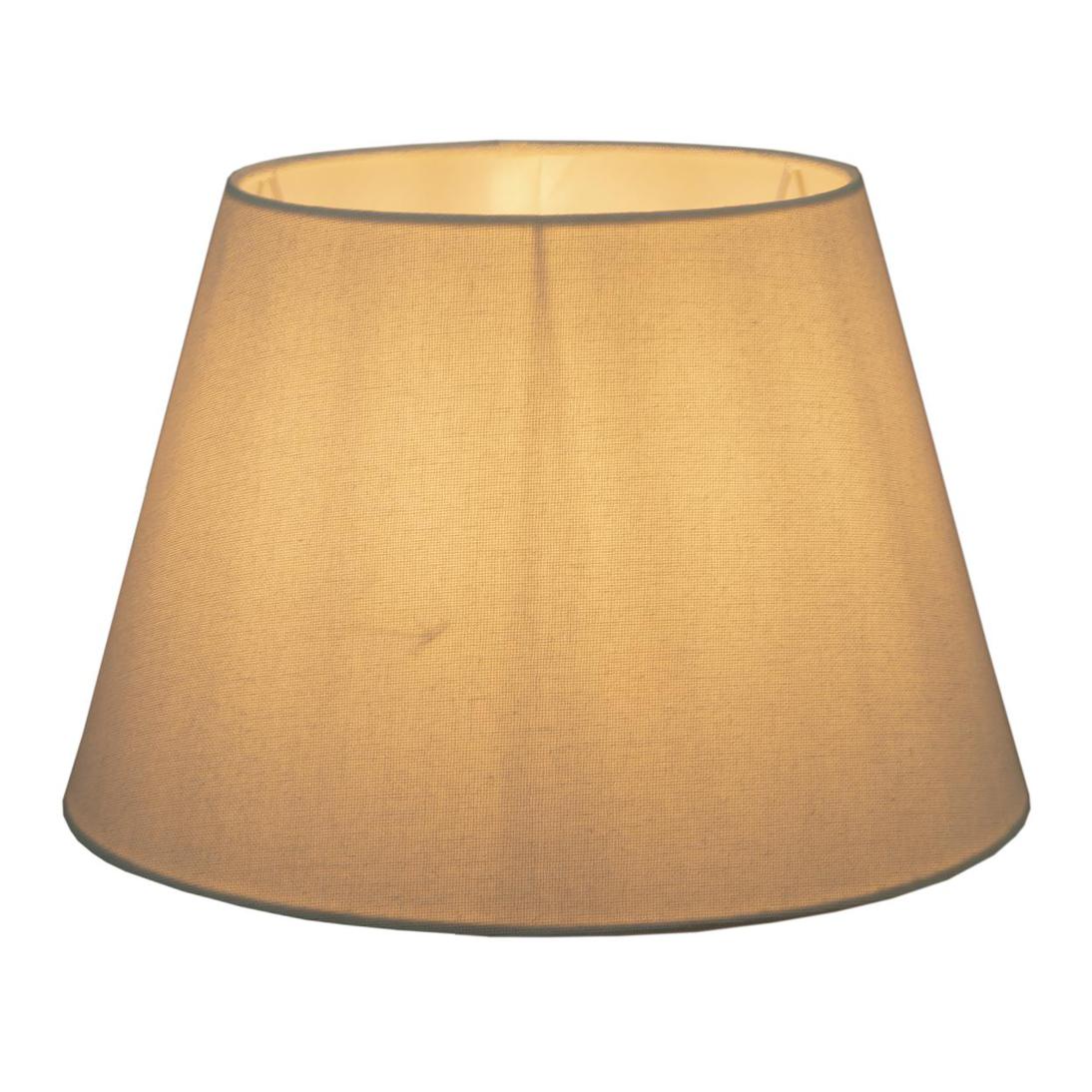 Linen Taper Lamp Shade Large Textured Ivory
