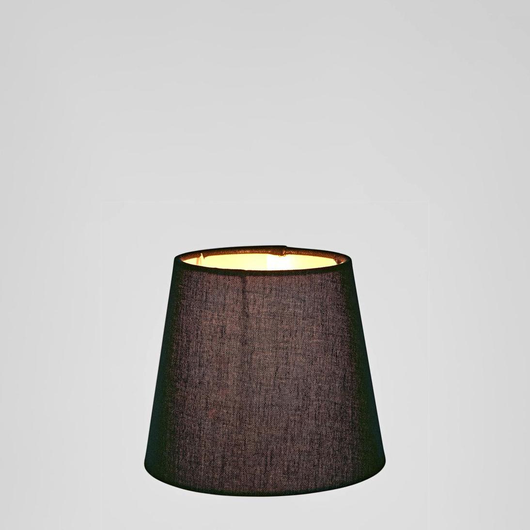 Linen Taper Lamp Shade XXS Black