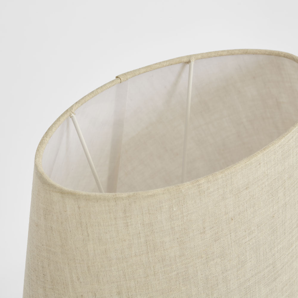 Linen Oval Lamp Shade XS Light Natural