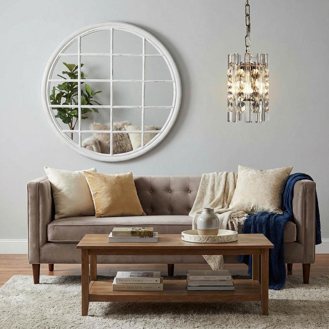 Monza Chandelier Nickel