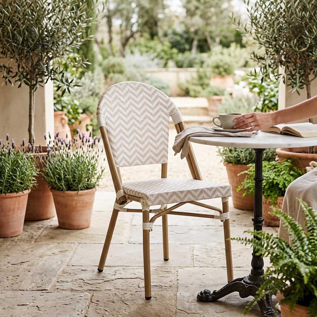 Cannes Outdoor Aluminium Chair Taupe
