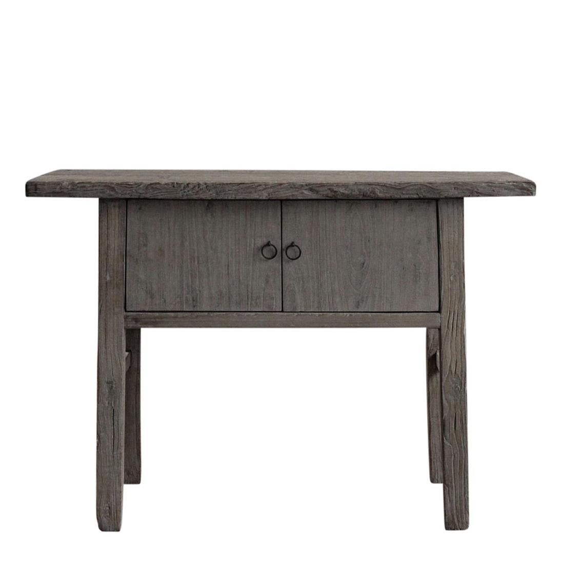 Shanxi Elm 130 Year Wooden Side Table No. 10