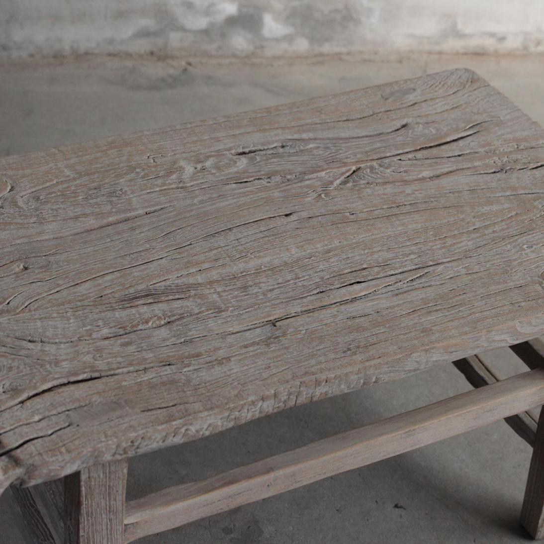 120 Years old Elm Wood Coffee Table No. 3