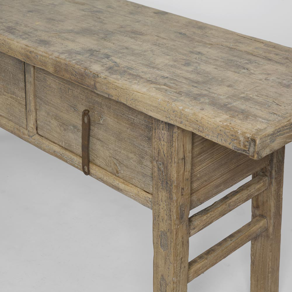 Shanxi 206cm Console Table with Drawers 150 Years Old