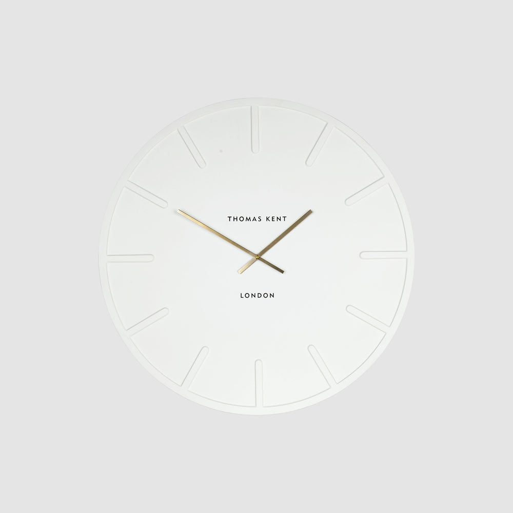Thomas Kent Larson Wall Clock White