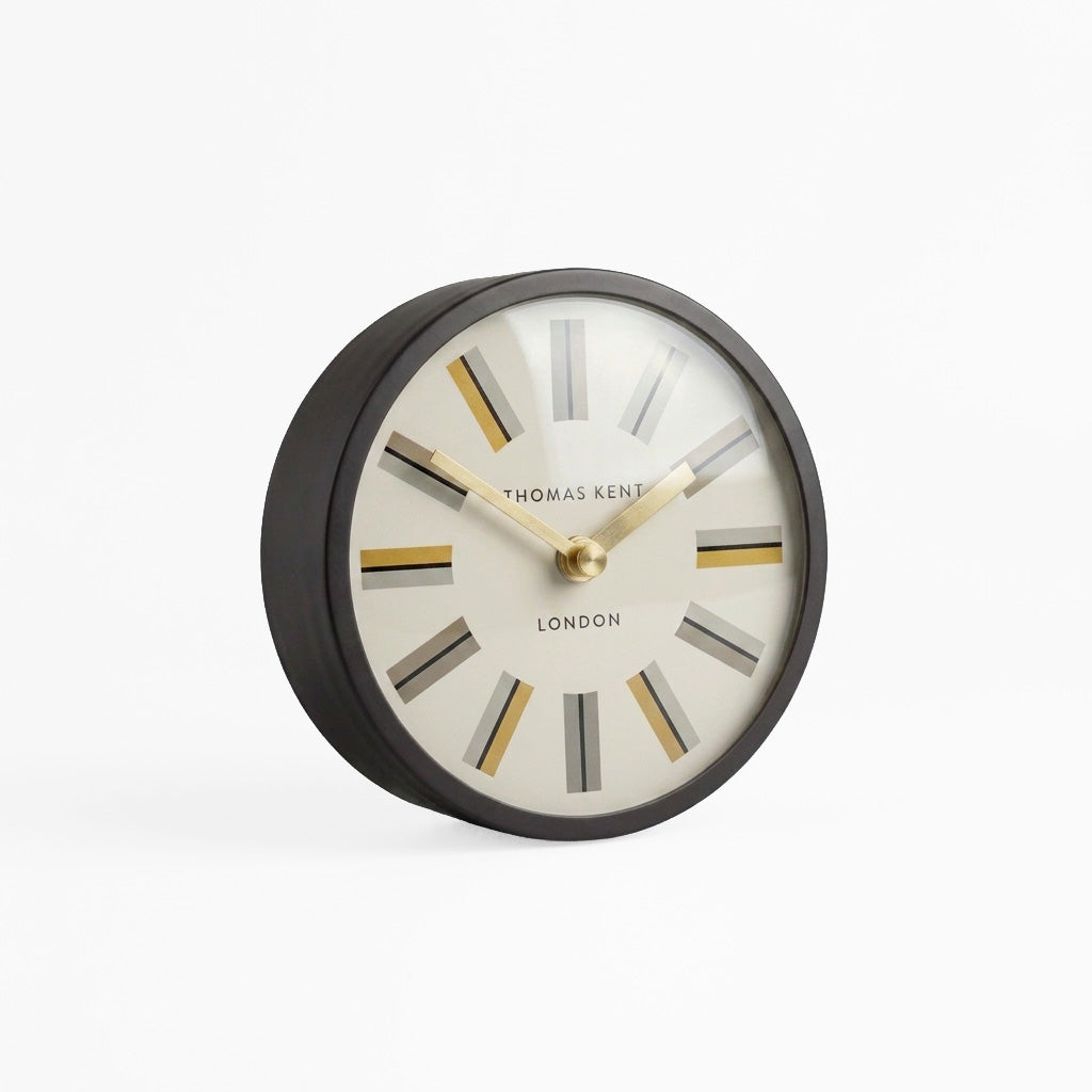 Thomas Kent Mini Crofter Clock 5.5" Taupe