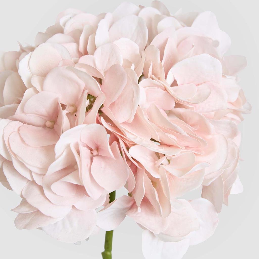 Soft Touch Hydrangea Flower Stem 75cm Pink
