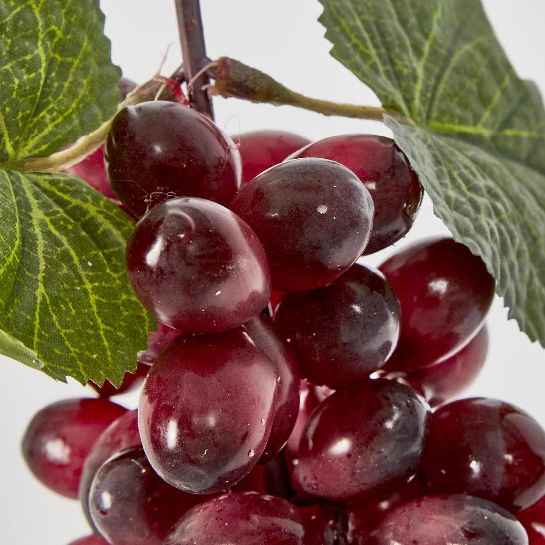 Artificial Purple black Grape bunch with 85 grapes