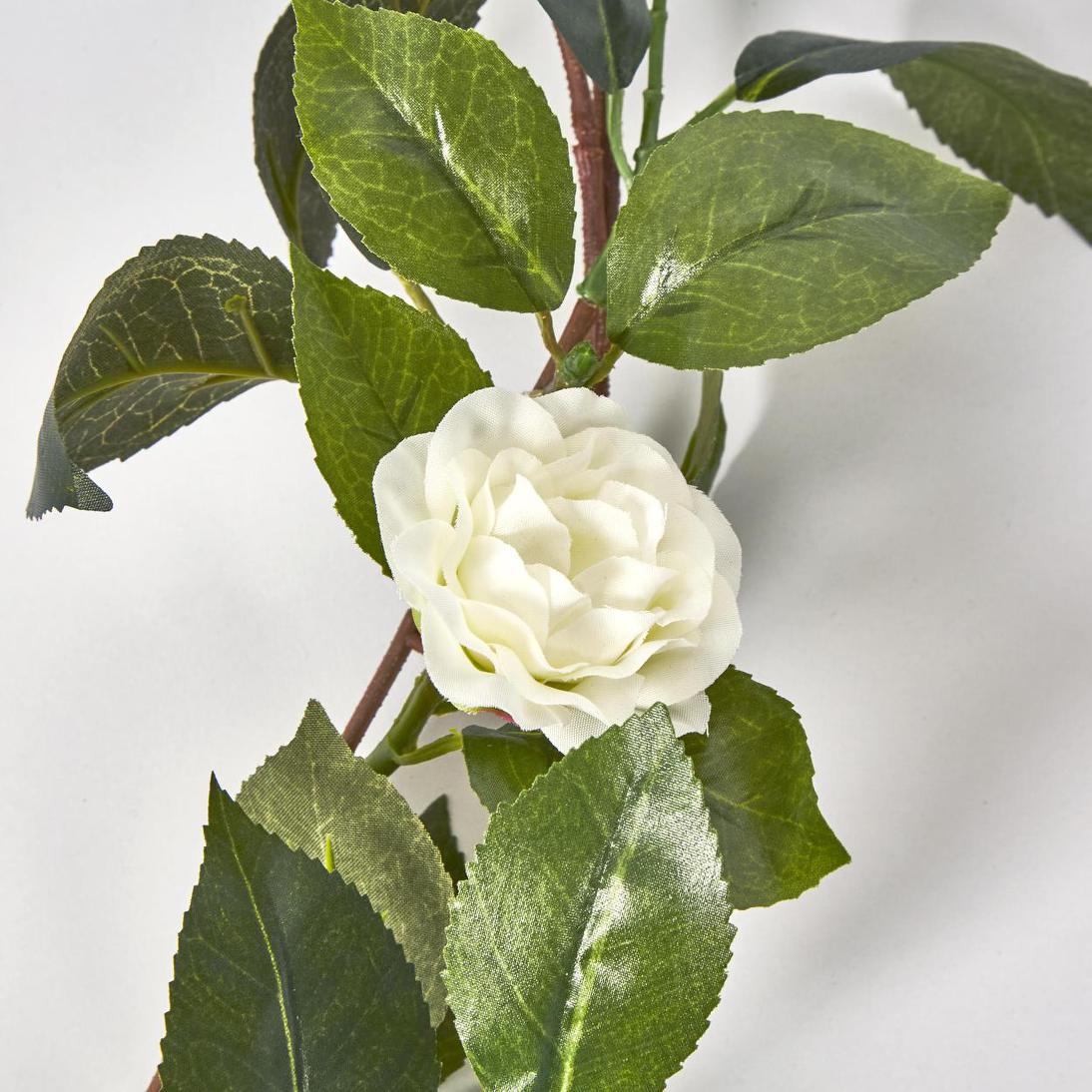 White Camellia Garland 180cm