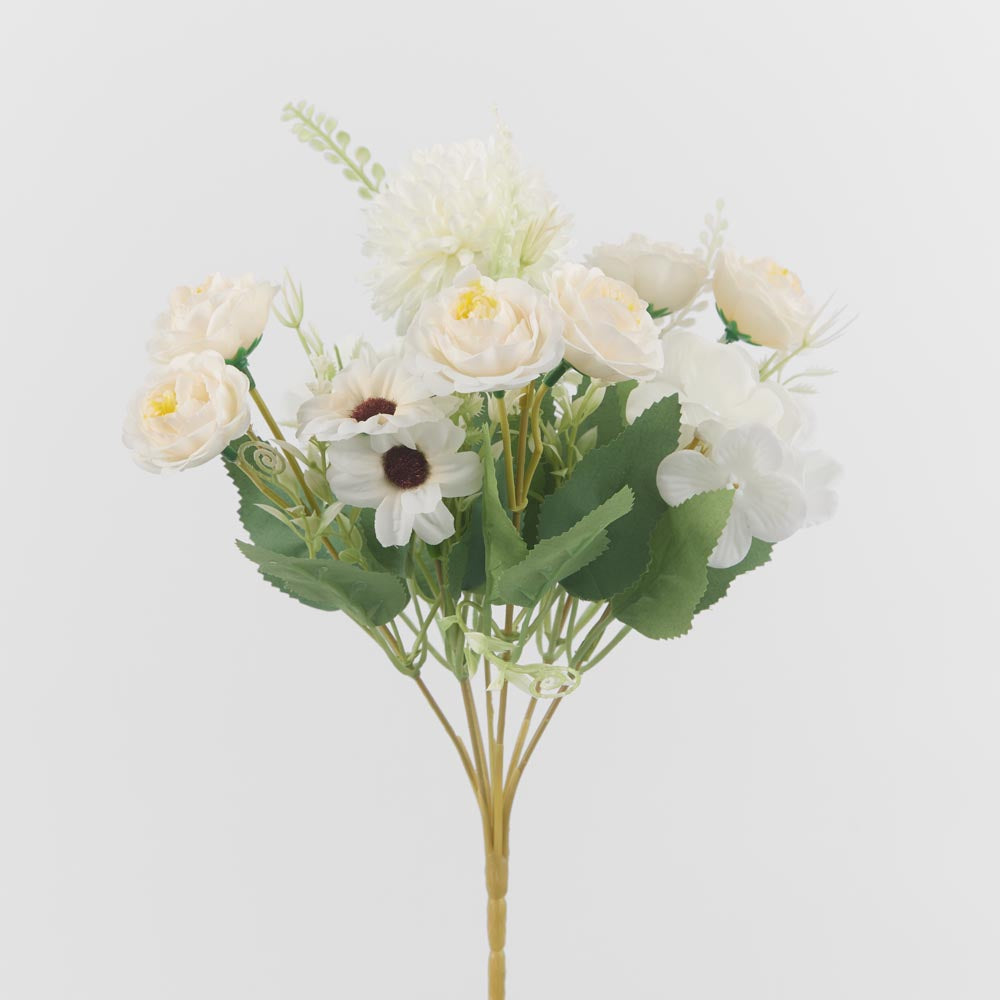 Mixed Flower Bouquet White