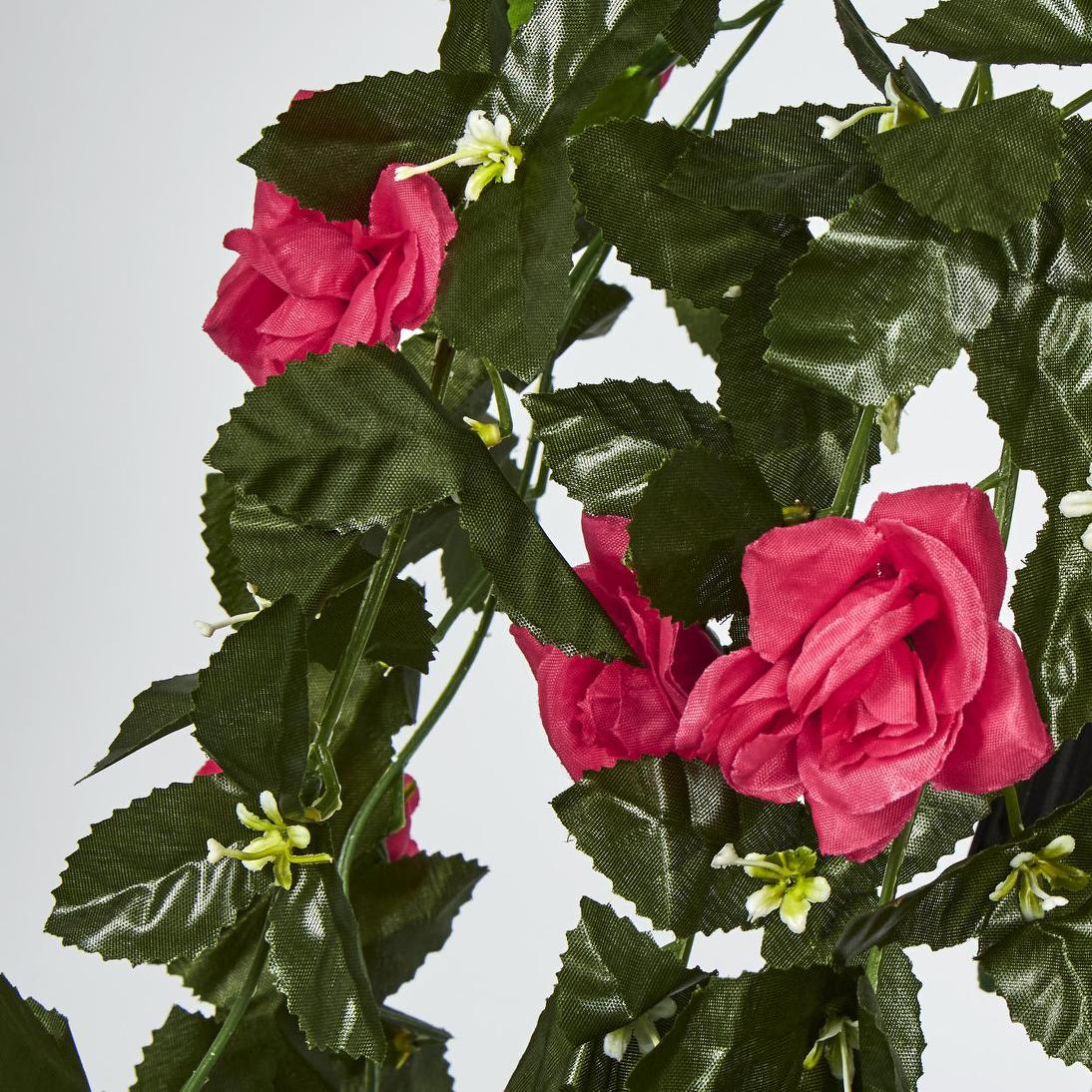 Hanging Rose Vine Dark Pink