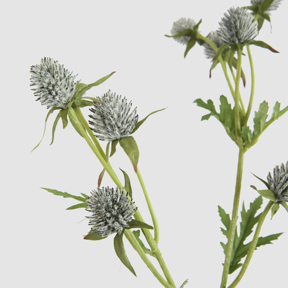 Thistle Spray 73cm Grey Blue