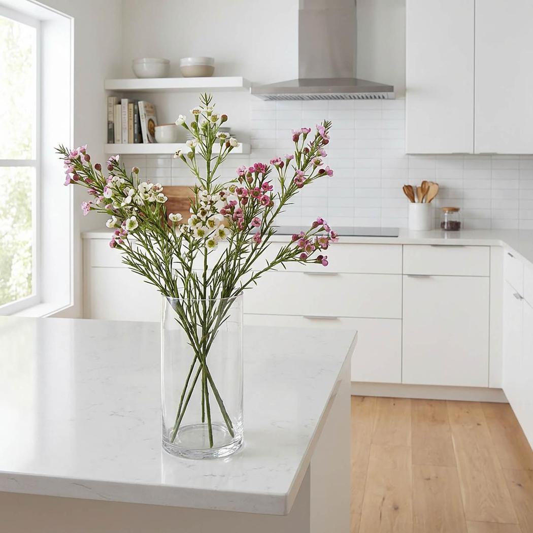 Wax Flower Lilac 64cm