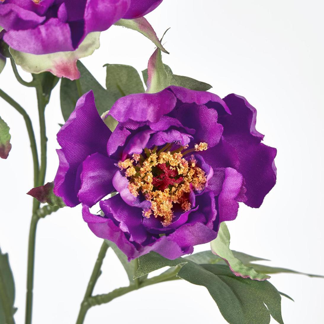 Peony Spray 64cm Purple
